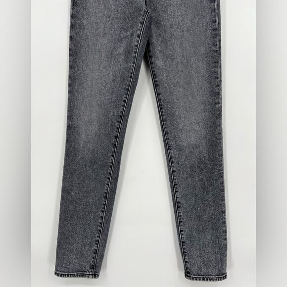 SLVRLAKE Beatnik High Rise Skinny Jeans Slim Harvest Moon Black Gray Grey 24 - Picture 6 of 14